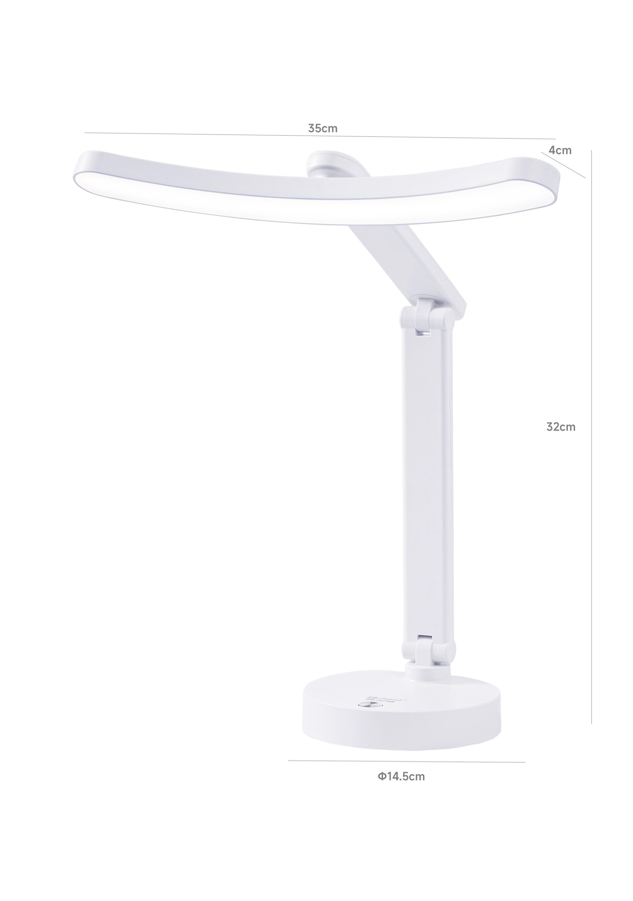 Rechargeable LED Desk Lamp with Full-Spectrum Lighting
