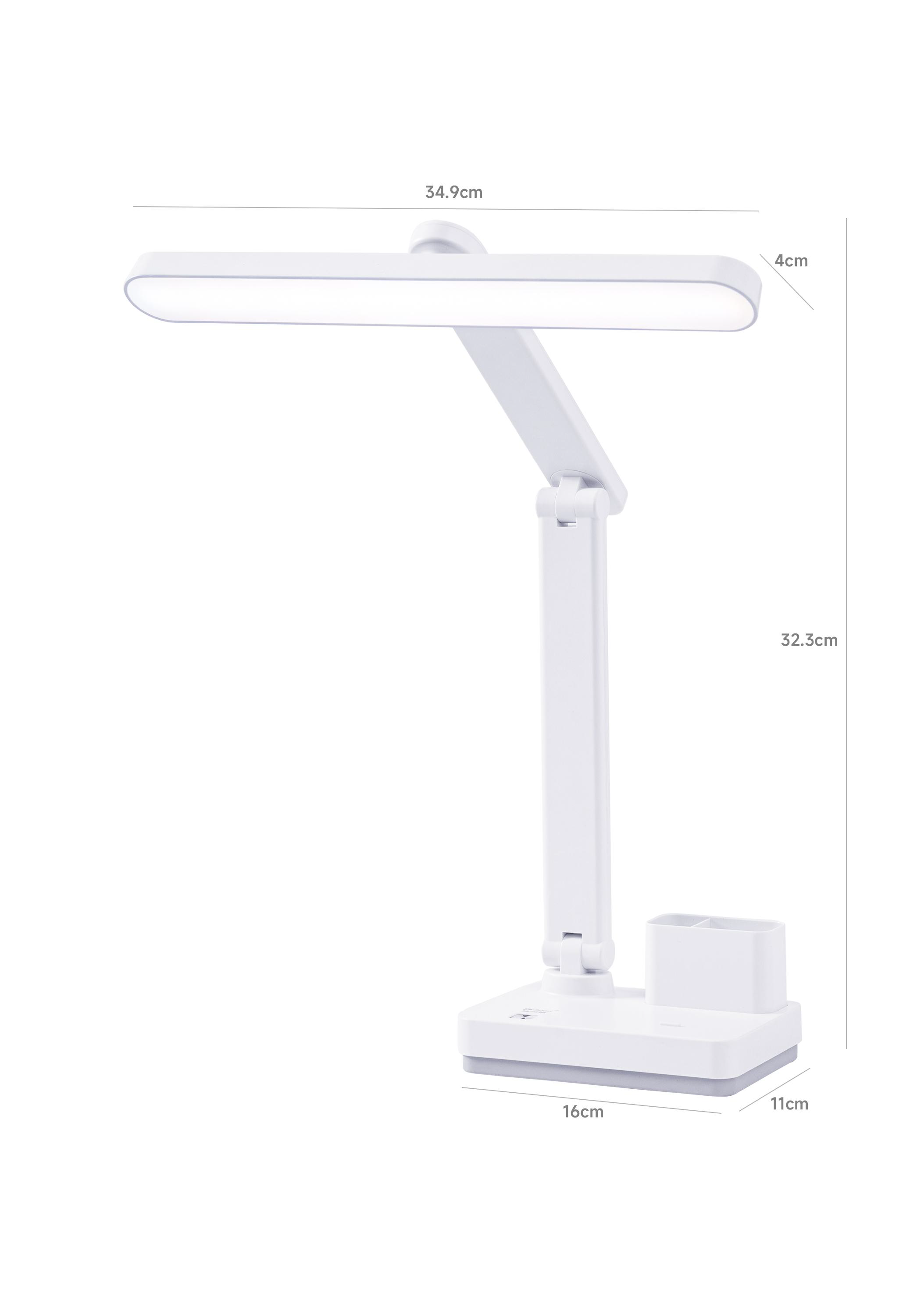 Rechargeable LED Desk Lamp with Pen Holder