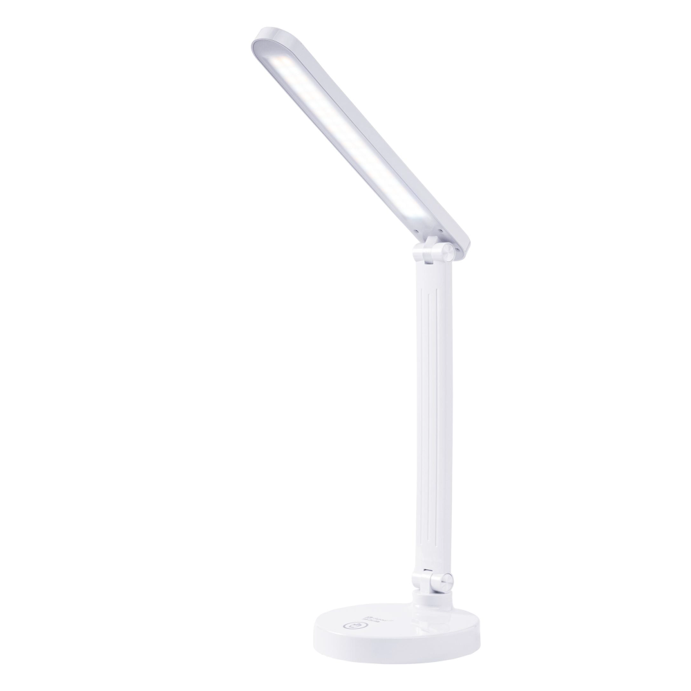 Rechargeable Foldable Full-Spectrum LED Desk Lamp | RA90/RG0 Certified, 240 Lumen, 3 Modes & Stepless Dimming | Eye-Care Study/Bedside Light