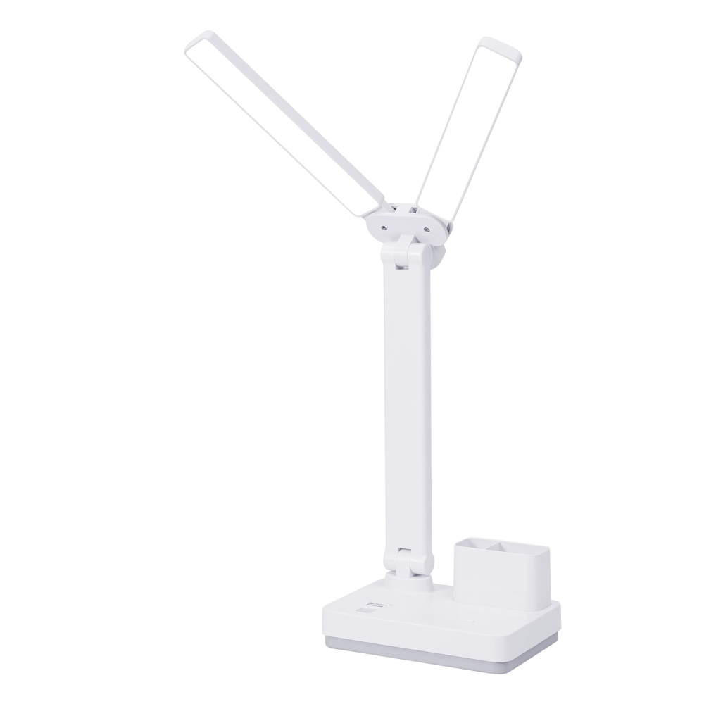 Rechargeable Foldable Full-Spectrum LED Desk Lamp | RA90/RG0 Certified, 460 Lumen, 3 Modes & Stepless Dimming | Eye-Care Study/Office Light with Pen Holder