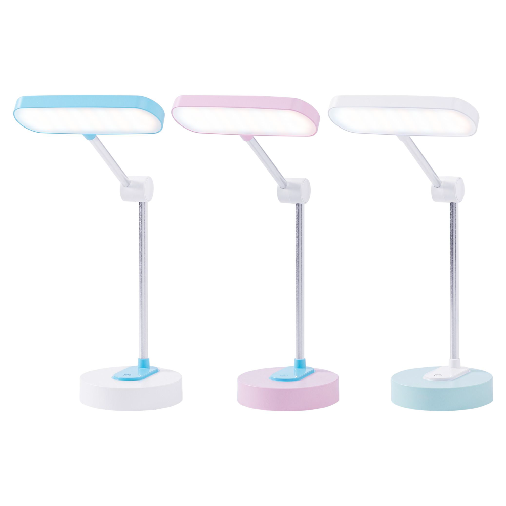 Rechargeable Ultra-Light Foldable LED Desk Lamp | RA90/RG0 Certified, 251 Lumen, 3 Modes & Stepless Dimming | Eye-Care Portable Study/Bedside Light