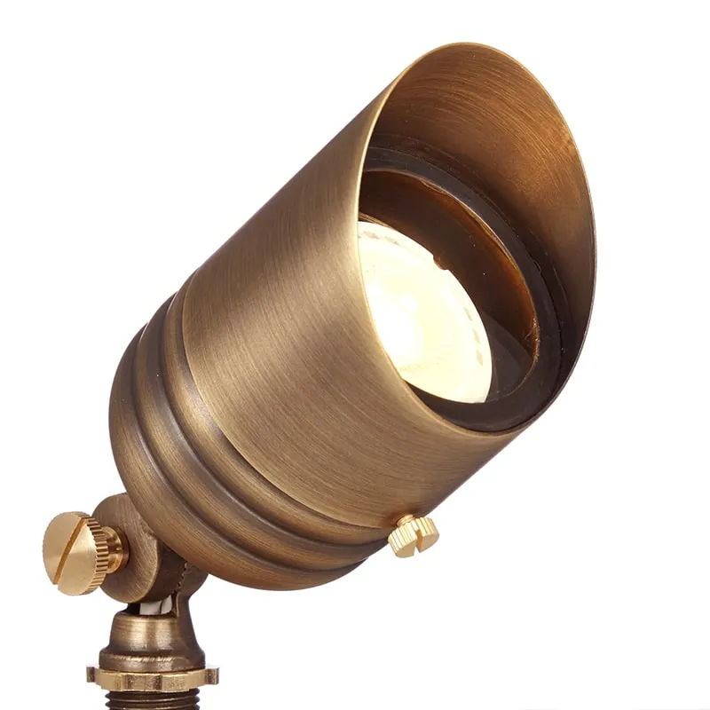 Cast Brass Adjustable Spotlight