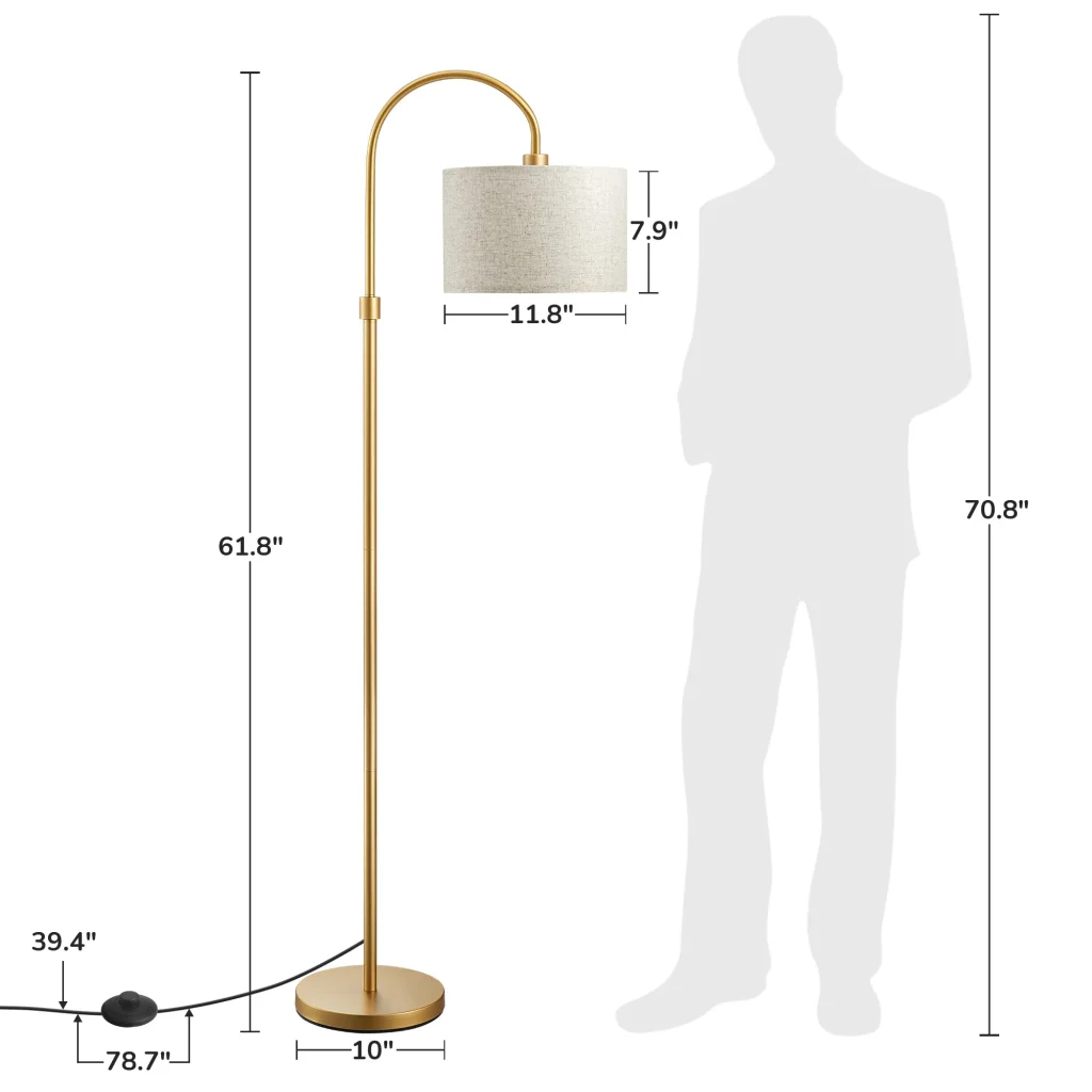 61.8" Arched Floor Lamp