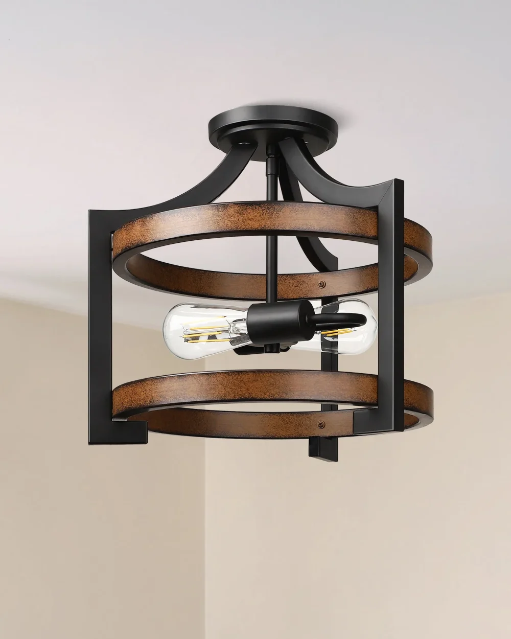 Convertible Semi Flush Mount Ceiling Light